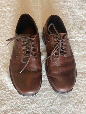 Red Wings Brown Leather Oxford Shoes Lace-Up Men's size 9EE